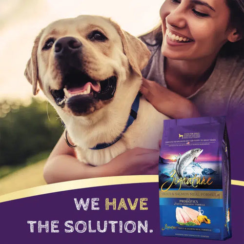 Zignature Limited Ingredient Trout & Salmon Meal Formula Dry Dog Food (25-lb)