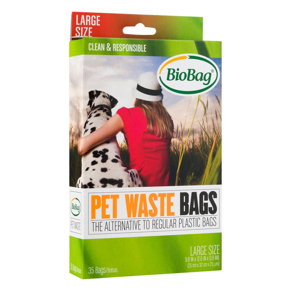 BioBag Large Size Pet Waste Bags (35 Count)