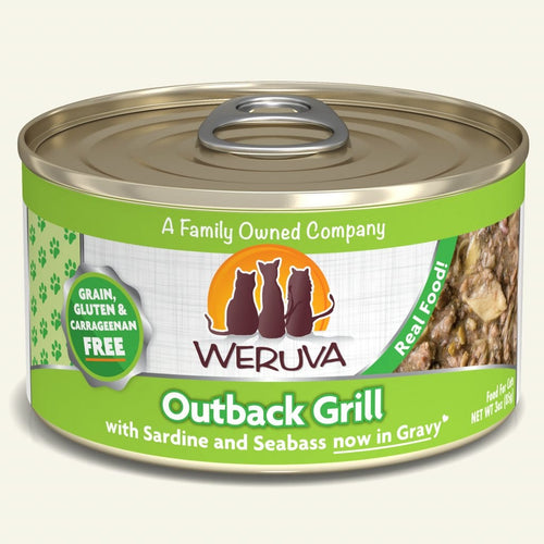 Weruva Outback Grill with Sardine and Seabass in Gravy Cat Food (3-oz, Single Can)