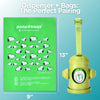 The Original Poop Bags Hydrant Dispenser + Leash Roll Poop Bags (Green)