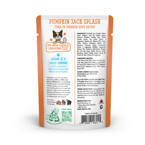 Weruva Cats In the Kitchen Pumpkin Jack Splash Pouches Wet Cat Food (3-oz, single pouch)