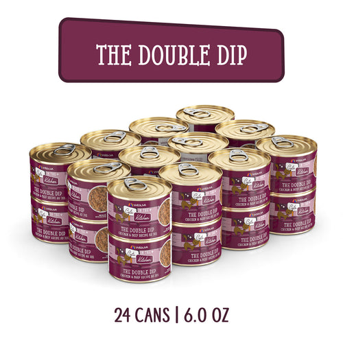 Weruva Cats in the Kitchen The Double Dip Chicken and Beef Recipe Au Jus Canned Cat Food (3.2 Oz - 24pk)