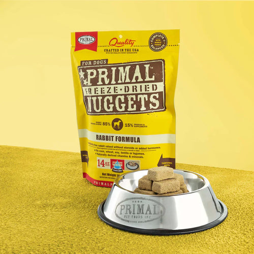 Primal Pet Foods Canine Freeze-Dried Nuggets (Rabbit 14 Oz)