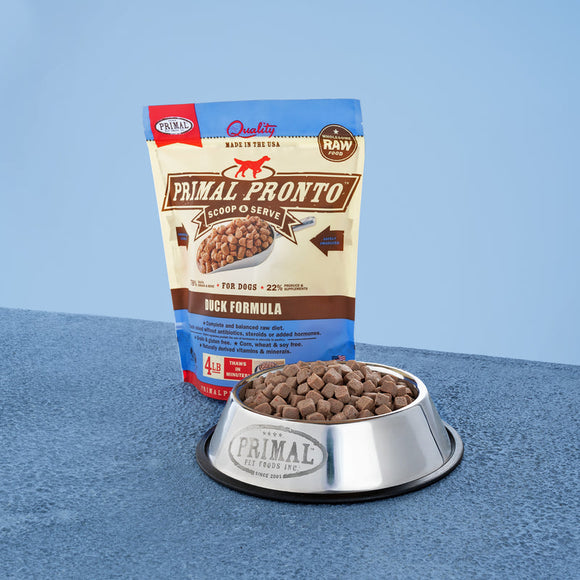 Primal Pet Foods Canine Raw Frozen Pronto (Duck 4 Lb)
