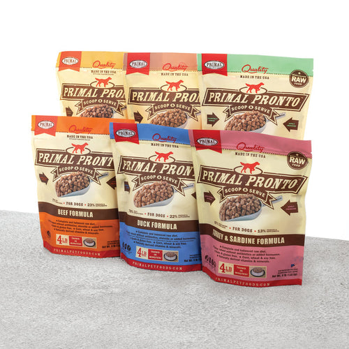 Primal Pet Foods Canine Raw Frozen Pronto (Duck 4 Lb)