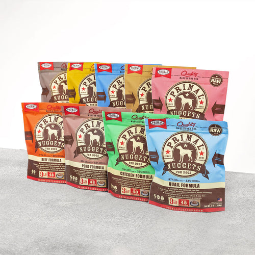 Primal Pet Foods Canine Raw Frozen Nuggets (Duck 3 Lb)