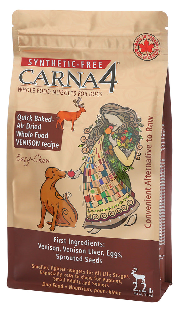 Carna4® Easy-chew Venison Formula Dog Food (20 LB)