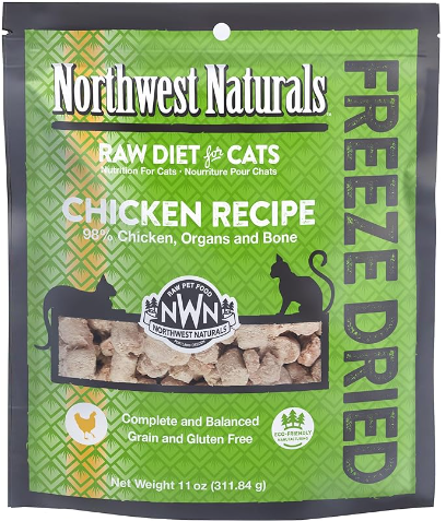Northwest Naturals Freeze Dried Cat Nibbles Chicken Recipe (4 oz)