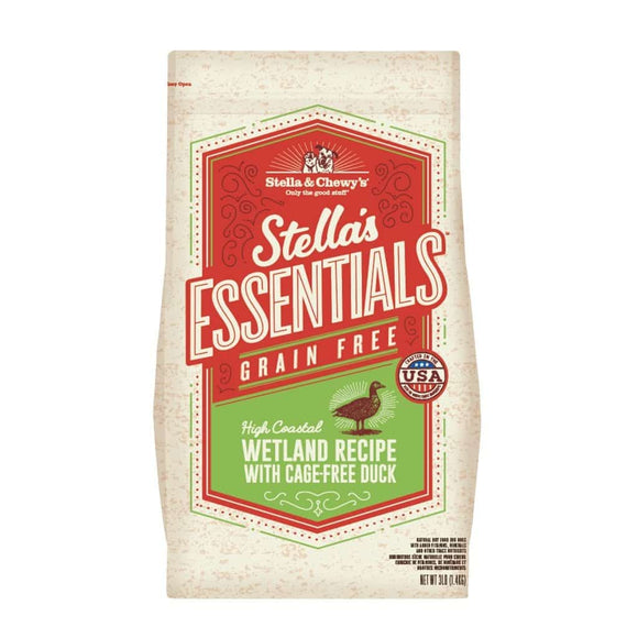Stella & Chewy's Stella's Essentials - Grain-Free High Coastal Wetland Recipe with Cage-Free Duck (3-lb)