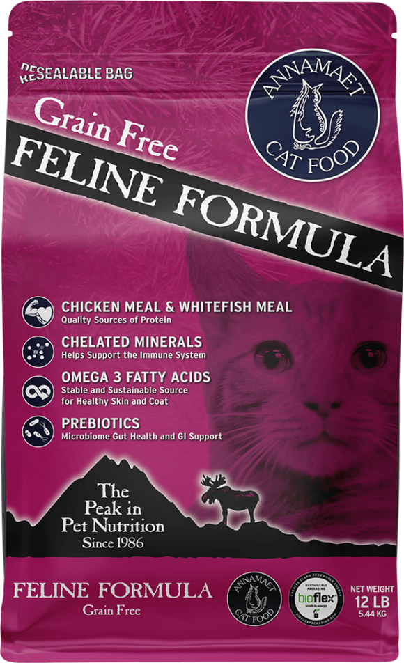 Annamaet Grain Free Feline Formula (12 Lb)