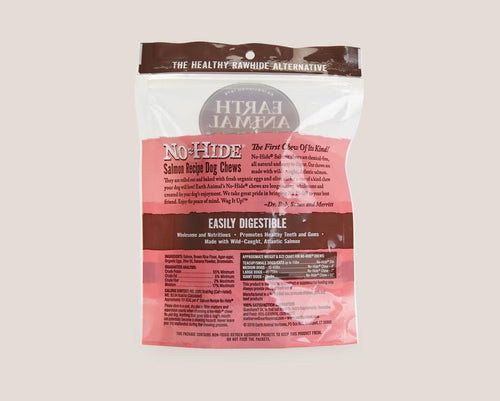 Earth Animal Salmon No-Hide® Wholesome Dog Chews (Single - Small)