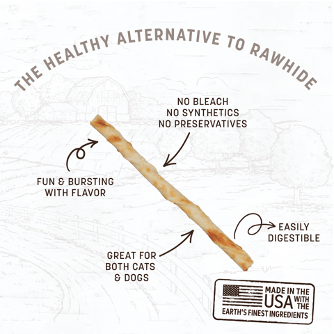 Earth Animal Beef No-Hide® Dog & Cat STIX (Single Count)
