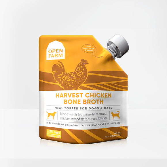 Open Farm Harvest Chicken Bone Broth (32-oz)