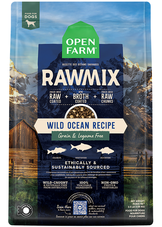Open Farm Wild Ocean Grain-Free RawMix for Dogs (3.5 Lb)