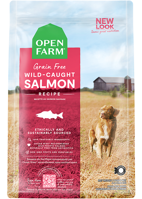 Open Farm Wild-Caught Salmon Grain-Free Dry Dog Food (4-lbs)