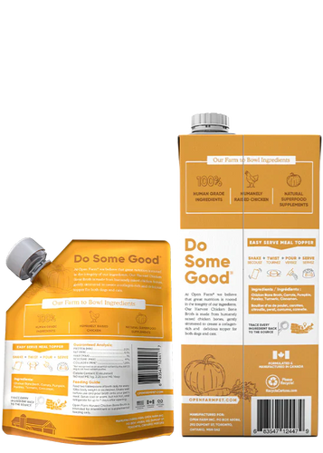 Open Farm Harvest Chicken Bone Broth (32-oz)
