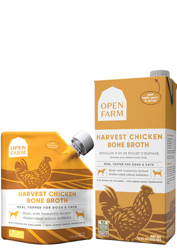 Open Farm Harvest Chicken Bone Broth (32-oz)