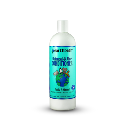 Earthbath Vanilla & Almond Oatmeal & Aloe Conditioner for Dogs and Cats (16 oz.)