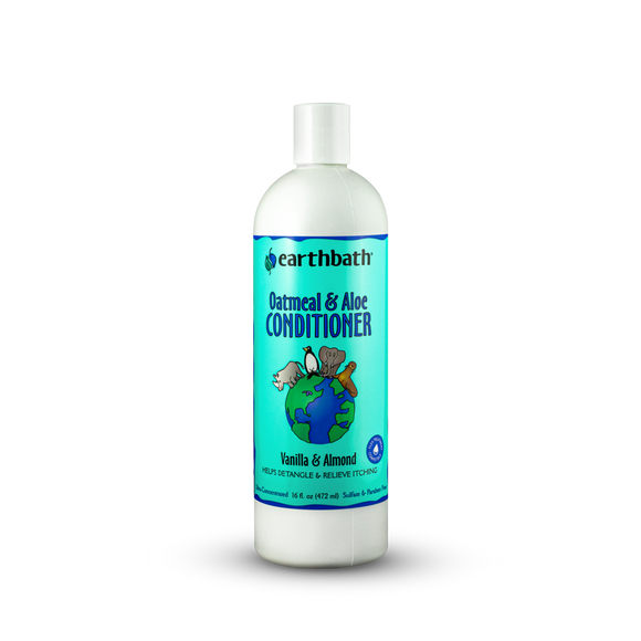 Earthbath Vanilla & Almond Oatmeal & Aloe Conditioner for Dogs and Cats (16 oz.)