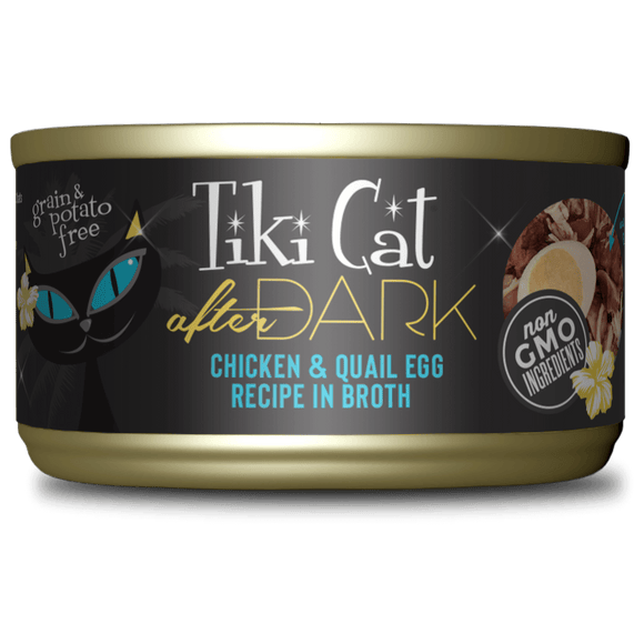 Tiki Cat® After Dark™ Whole Foods Chicken & Quail Egg Recipe in Broth Cat Food (5.5 oz)