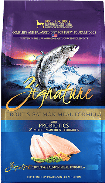 Zignature Limited Ingredient Trout & Salmon Meal Formula Dry Dog Food (25-lb)