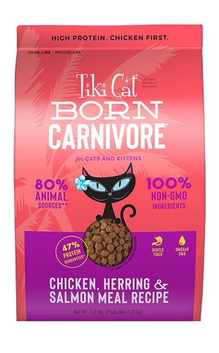 Tiki Cat® Born Carnivore™ Chicken, Herring & Salmon (2.8 lb)