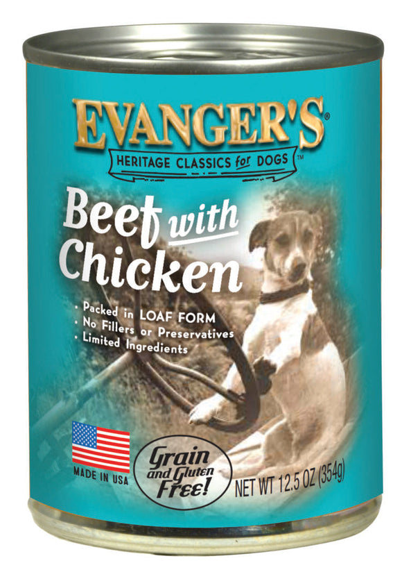 Evanger's Heritage Classic for Dogs Beef With Chicken (13-oz.)