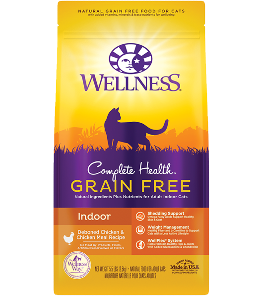 Wellness® Complete Health™ Grain Free Indoor Chicken Dry Cat Food (11 LB)