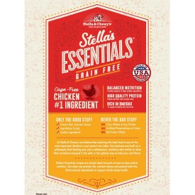 Stella & Chewy's Stella's Essentials Grain-Free Wide Open Prairie Recipe with Cage-Free Chicken Dry Dog Food (25-lb)