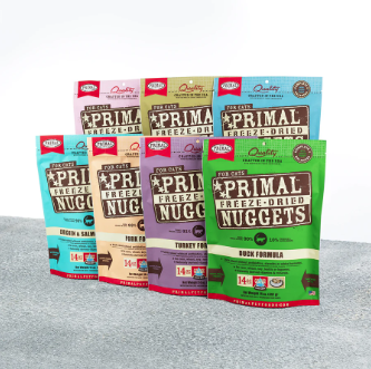 Primal Pet Foods Feline Freeze-Dried Nuggets (Rabbit 5.5 Oz)