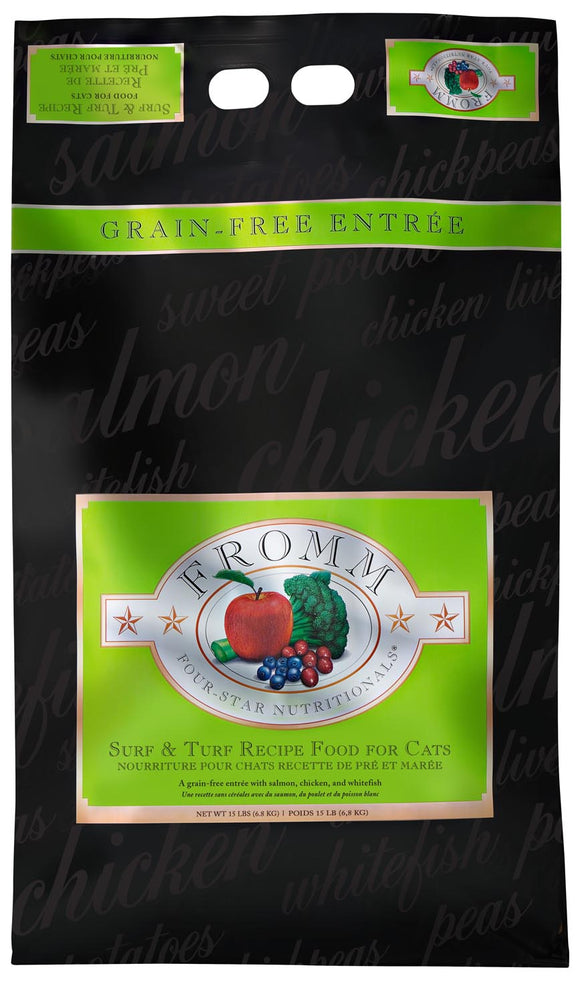 Fromm Four-Star Surf & Turf Recipe Cat Food (15 lbs)