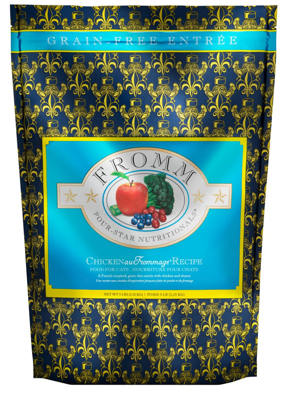 Fromm Four-Star Chicken Au Frommage® Recipe Cat Food (5 lbs)