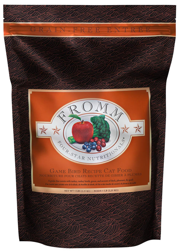 Fromm Four-Star Game Bird Recipe Cat Food (5 lbs)