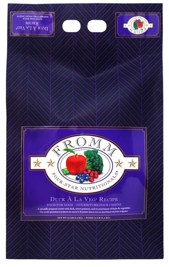 Fromm Four-Star Duck À La Veg® Recipe Dog Food (12 Lbs)
