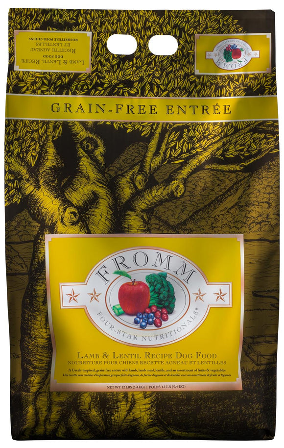 Fromm Four-Star Lamb & Lentil Recipe Dog Food (12 lbs)