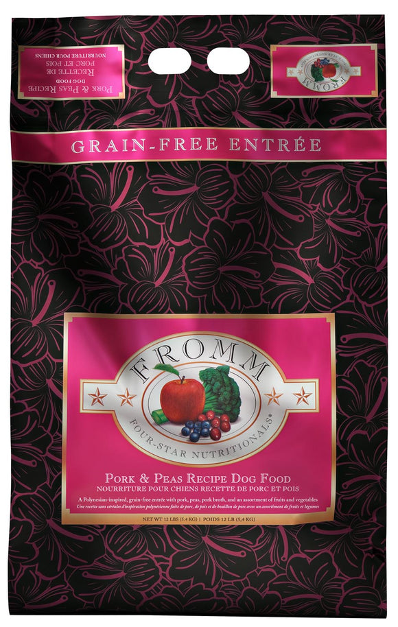 Fromm Four-Star Pork & Peas Recipe Dog Food (12 lbs)