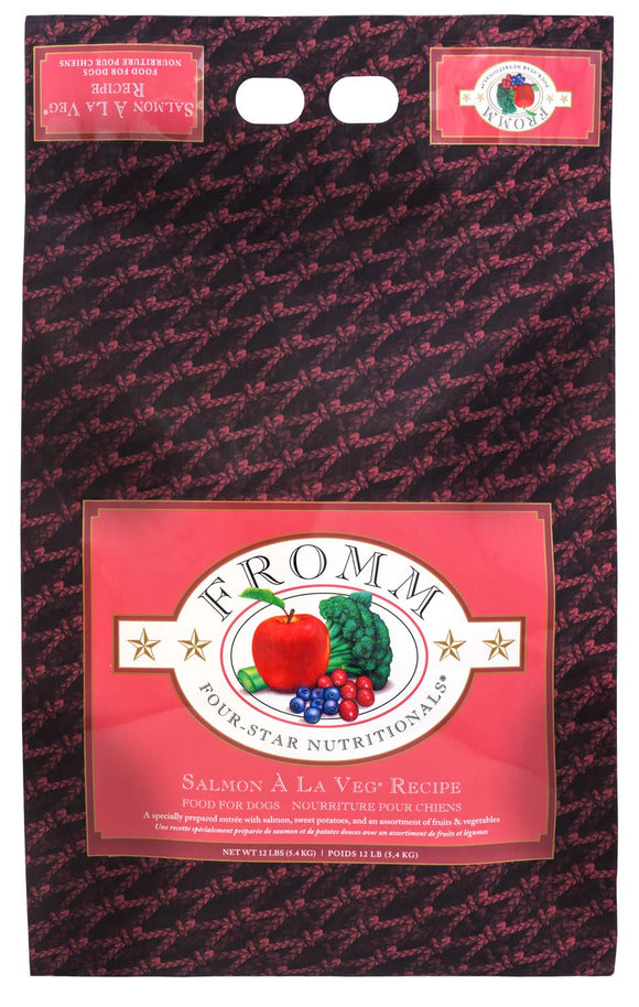 Fromm Four-Star Salmon À La Veg® Recipe Dog Food (12 lbs)