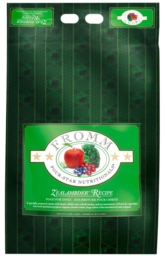 Fromm Four-Star Zealambder® Recipe Dog Food (12 lbs)