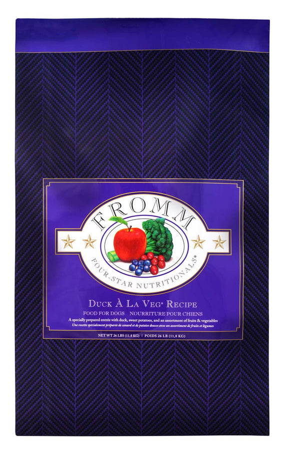 Fromm Four-Star Duck À La Veg® Recipe Dog Food (26 Lbs)