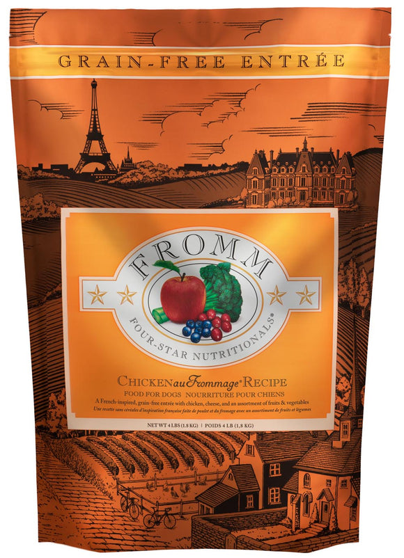 Fromm Four-Star Chicken Au Frommage® Recipe Dog Food (4 Lbs)