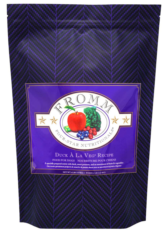 Fromm Four-Star Duck À La Veg® Recipe Dog Food (4 Lbs)