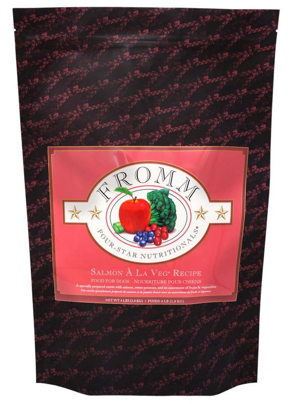 Fromm Four-Star Salmon À La Veg® Recipe Dog Food (4 lbs)