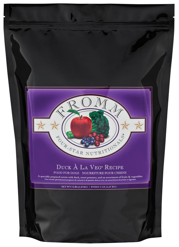 Fromm Four-Star Duck À La Veg® Recipe Dog Food (5 Lbs)