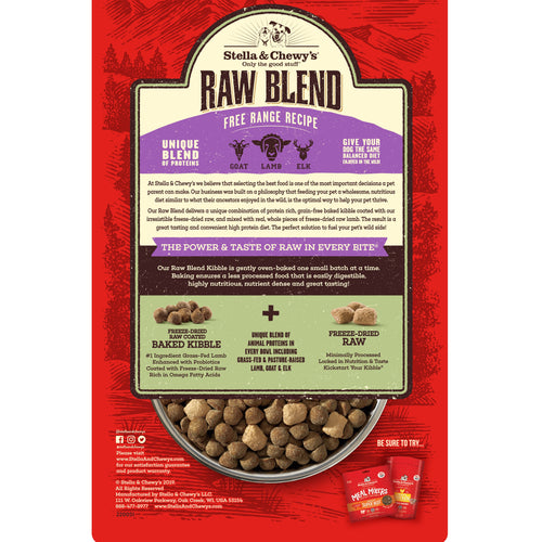 Stella & Chewy's Raw Blend Kibble Free Range Recipe Dry Dog Food (3.5-lb)