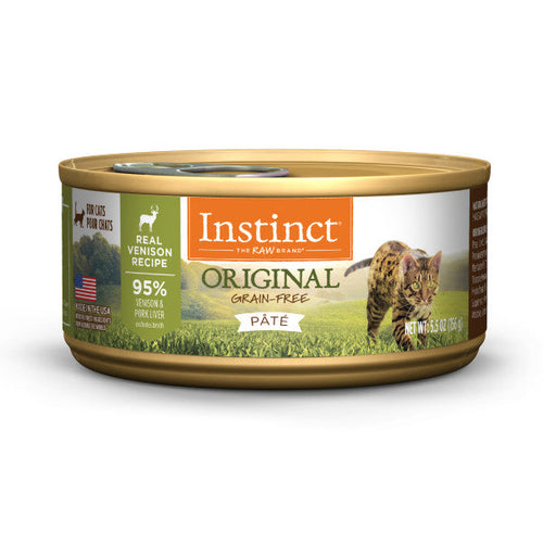 Nature's Variety Instinct Original Venison Wet Cat Food (5.5-oz, single can)