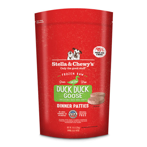 Stella & Chewy's Duck Duck Goose Frozen Raw Patties Dog Food (6-lb)
